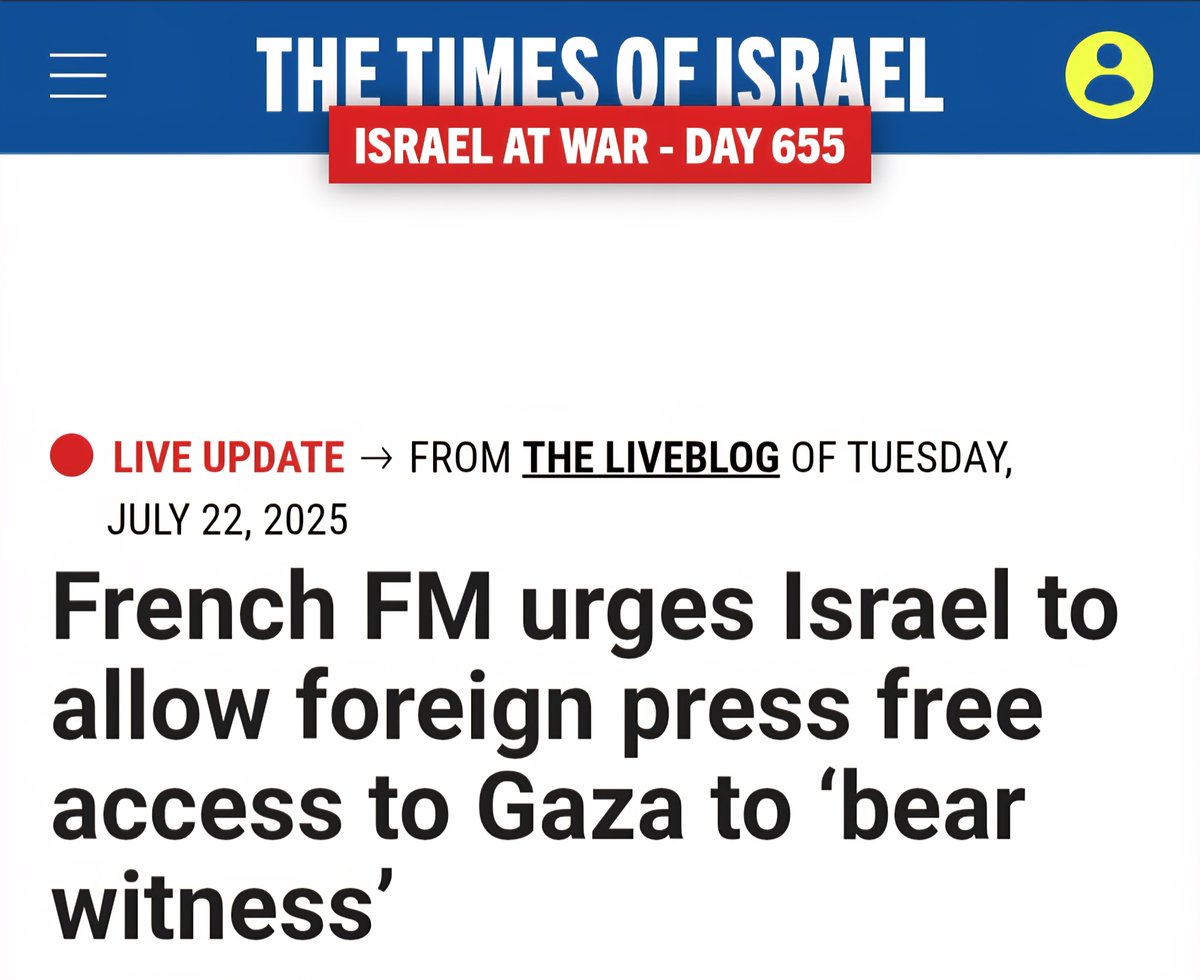 HowidyHamza's tweet image. BREAKING: French Foreign Minister @jnbarrot called on Israel's government to allow foreign press into the Gaza Strip, as they have been banned from entering the Gaza Strip since October 7th, 2023.