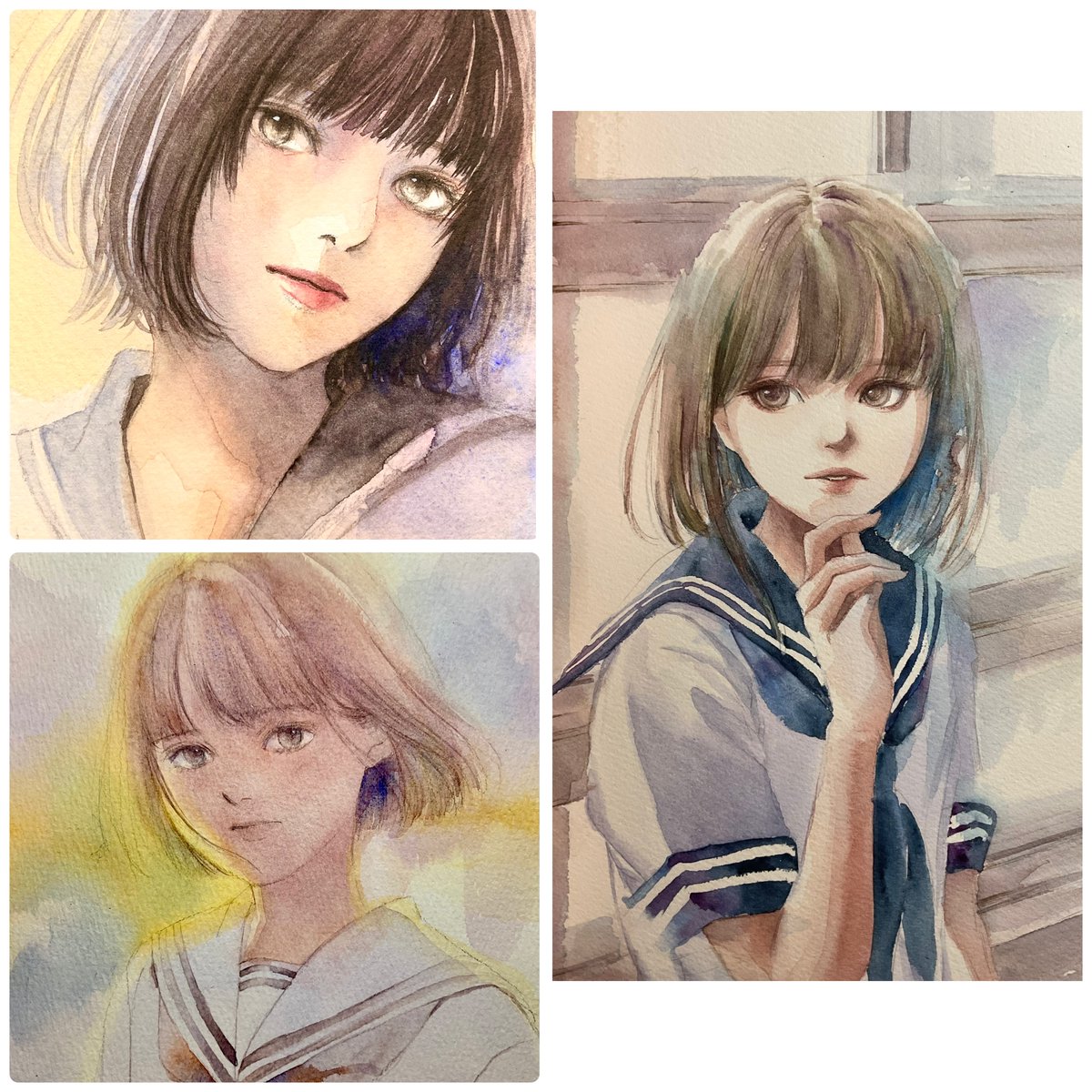 hikari_ham2's tweet image. #あなたの描いたセーラーボブ子を見せて 

ボブ子は可愛いよ😌