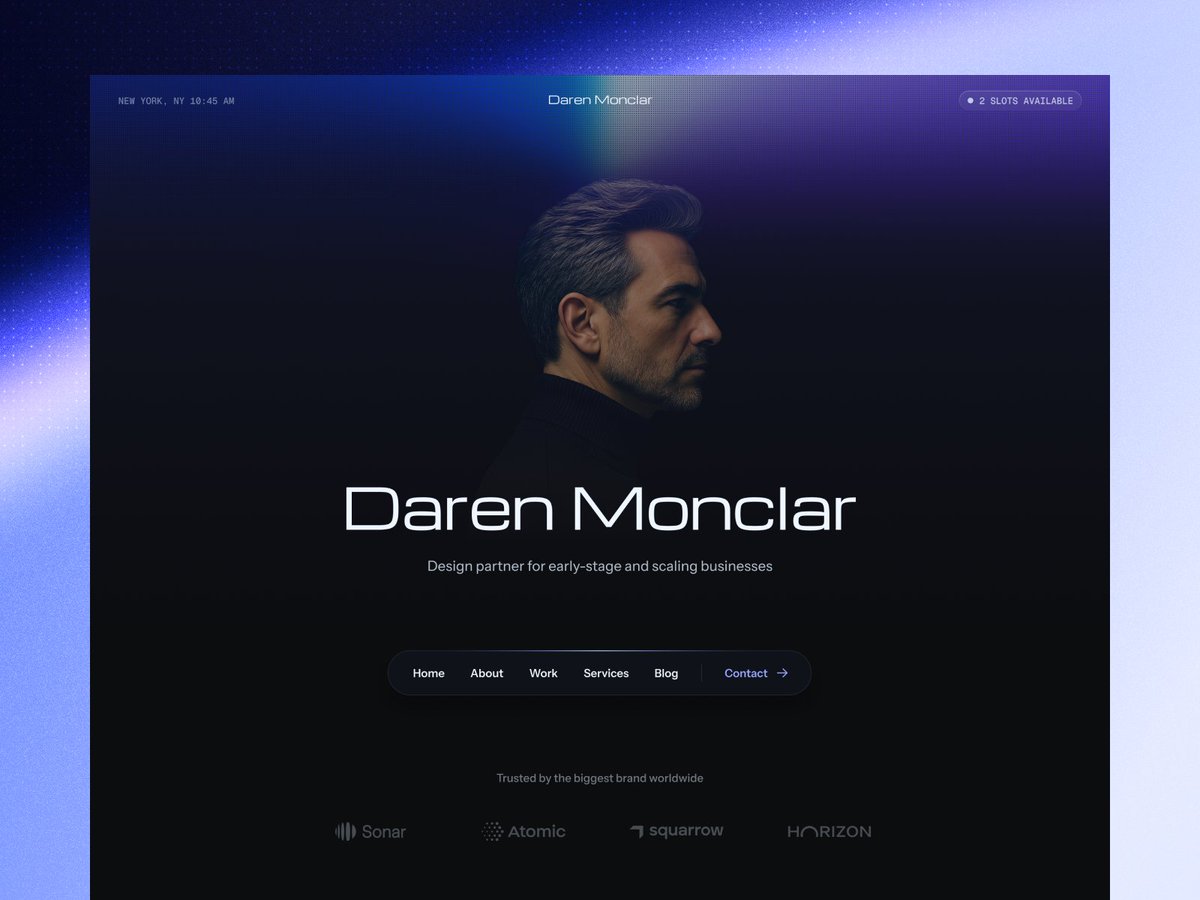 My first <a href="/framer/">Framer</a> template just dropped on the Marketplace: Monclar!

It’s normally $59 — but it’s FREE for 24 hours 🎉

To enter the giveaway: like, retweet, and comment "Template".

Make sure you’re following me so I can DM you ✌️