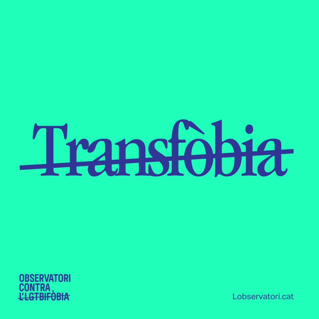 🔴 Condemna absoluta a l'agressió  transfòbica patida per una persona trans* al barri de Sant Antoni. 

Activem el protocol d'LGTBI-fòbia de Barcelona en coordinació amb l'Oficina per a la No Discriminació i la resta d'agents competents. 

Restem a disposició de la persona