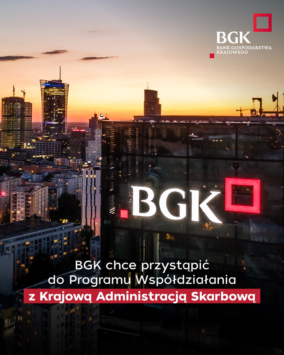 BGK_pl's tweet image. #BGK chce dołączyć do elitarnego grona najbardziej zaufanych podatników w Polsce. Bank planuje przystąpić do Programu Współdziałania z @KAS_GOV_PL.
To nowoczesna forma współpracy, skierowana do podmiotów gospodarczych osiągających przychody powyżej 50 mln euro. Jej celem jest…