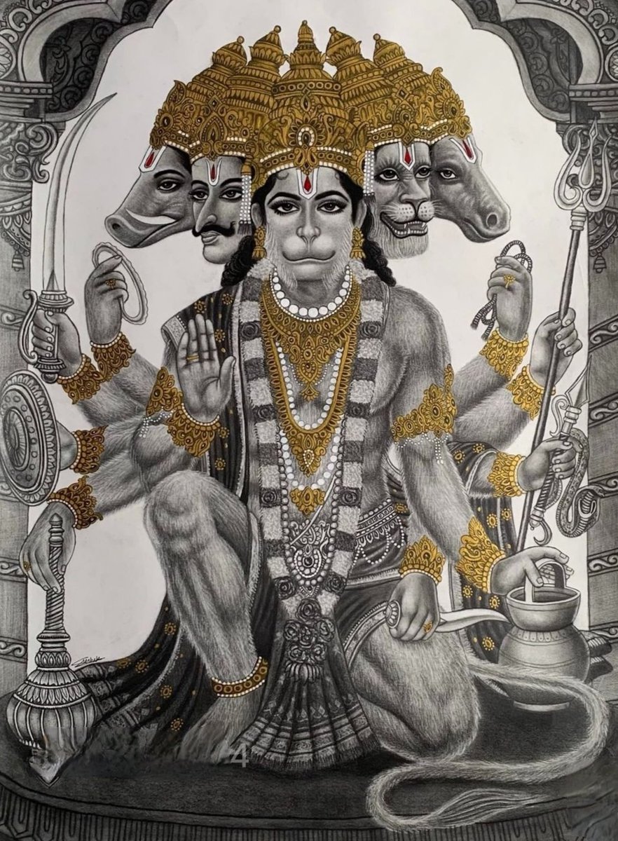 पंचमुखी श्री हनुमान जी के अद्भुत अलौकिक दर्शन