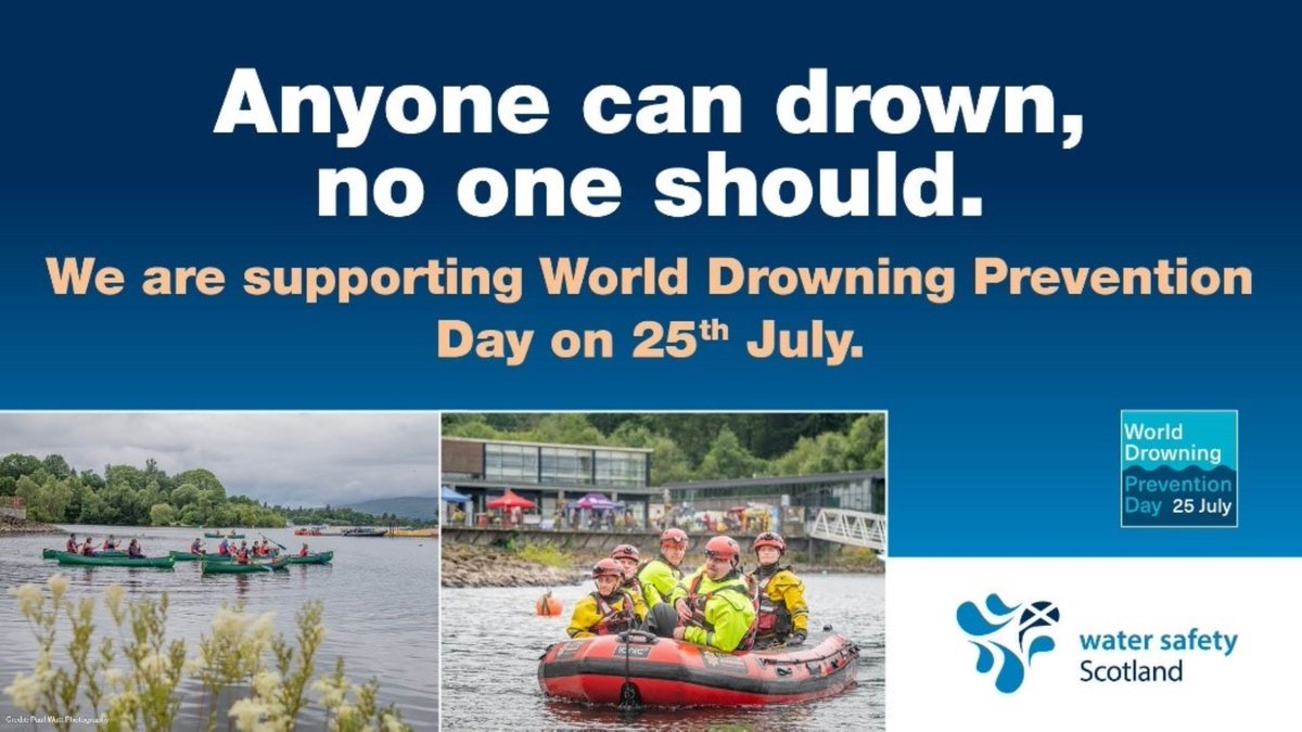 We are proud to support World Drowning Prevention Day. Pay a visit to Loch Lomond Shores on the 25th of July to learn Scotland’s Water Safety Code and take part in free water based activity taster sessions.
#DrowningPrevention
#WaterSafety