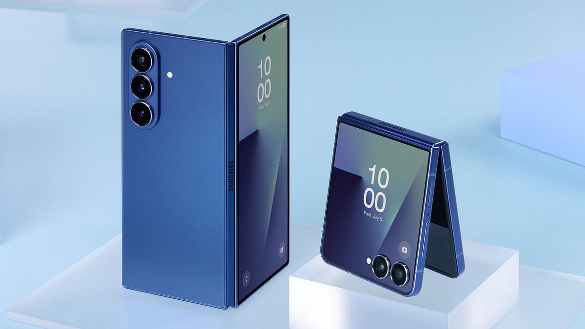 TheGalox_'s tweet image. An iPhone lineup has never looked this good
But a Galaxy has. Get the new Galaxy Z Flip7 here: howl.link/jie2rkpqi5pmu
And Z Fold7 here: howl.link/0vgxdrta7hwjz
Over $1,100+ in savings & an exclusive $50 credit when pre-ordering