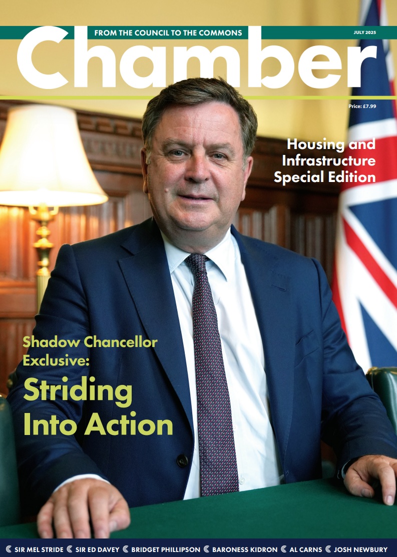 ChamberVoice's tweet image. 🚀 Chamber UK Journal 10 is here!
This housing-themed edition features an exclusive from @MelJStride, Shadow Chancellor of the Exchequer.
Also inside:
🏡 Sir @EdwardJDavey on housing reform
🎓 @bphillipsonMP, Education Secretary
🛠️ @AlistairCarns MP on "Homes Fit for Heroes"…