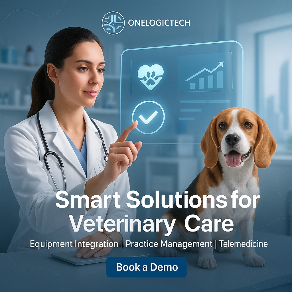 OneLogic_Tech's tweet image. Smarter care for every paw, hoof & feather 🐾 OneLogic Tech streamlines vet clinics with AI, automation & analytics. onelogictech.com
#OneLogicTech #VetTechSolutions #SmartVetClinic #AnimalCareTech #VeterinaryInnovation #ClinicAutomation #PetCareTechnology #DigitalVet