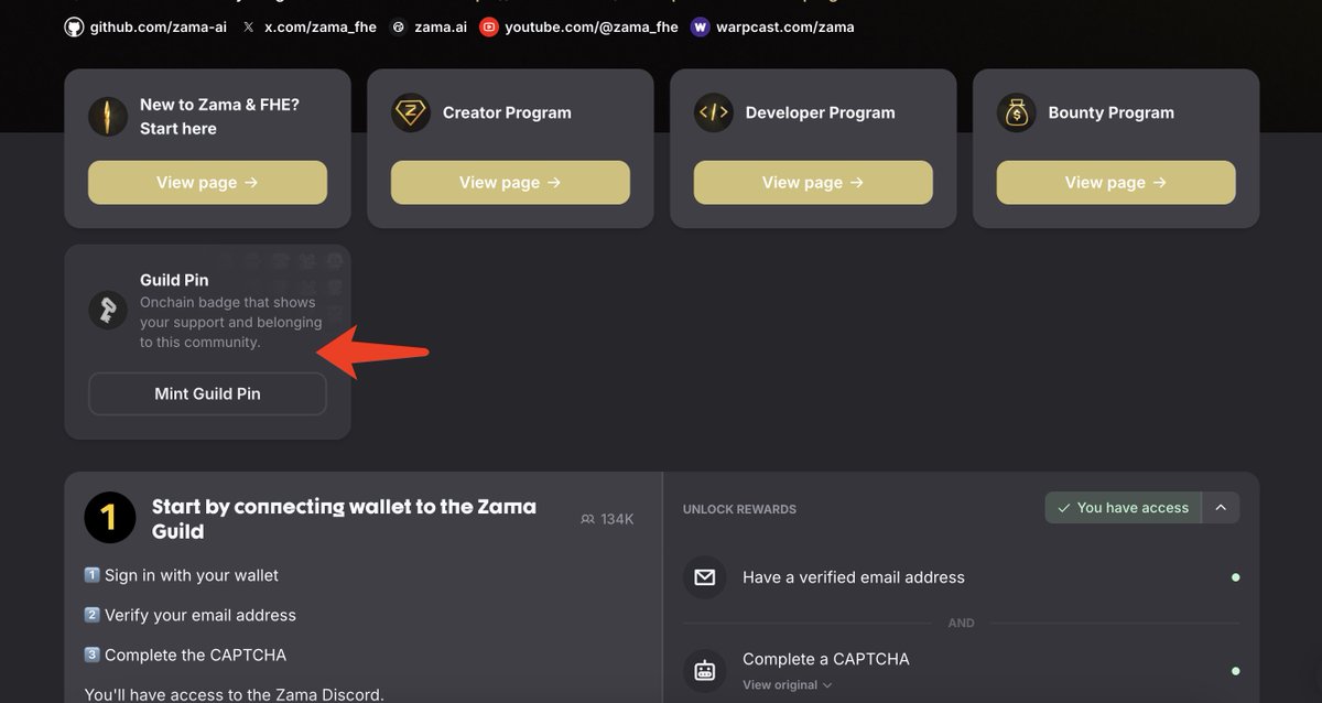 这几天台风，狗也冲不动了。安心拿着E子, 撸毛落下了不少作业，来补补

Zama <a href="/zama_fhe/">Zama</a>  工会的早期徽章mint一下
