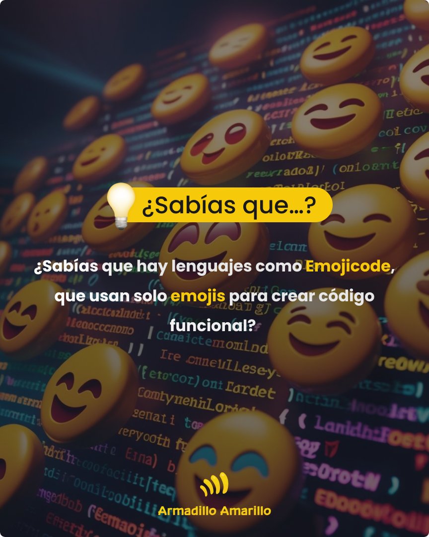 SomosArmadillos's tweet image. ¿Sabías que existen lenguajes de programación como Emojicode que usan SOLO emojis para crear código funcional?
La tecnología no deja de sorprendernos y mostrarnos que la creatividad no tiene límites. ¿Te atreverías a programar con emojis?
#Emojicode#TechFun
