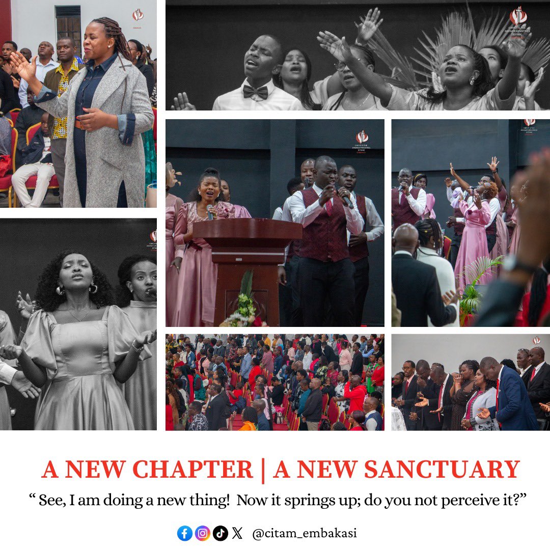 CITAM EMBAKASI CHURCH LAUNCH

<a href="/citamembakasi/">EMBAKASI</a> has moved‼️ 
SANCTUARY LAUNCH this coming Sunday, 27th July 2025 from 8:30am🥳🥳

Gather around and see what the Lord has done through the Together In Generosity Initiative💃🏽💃🏽

What God Cannot Do, Does Not Exist🌸
#launch #news