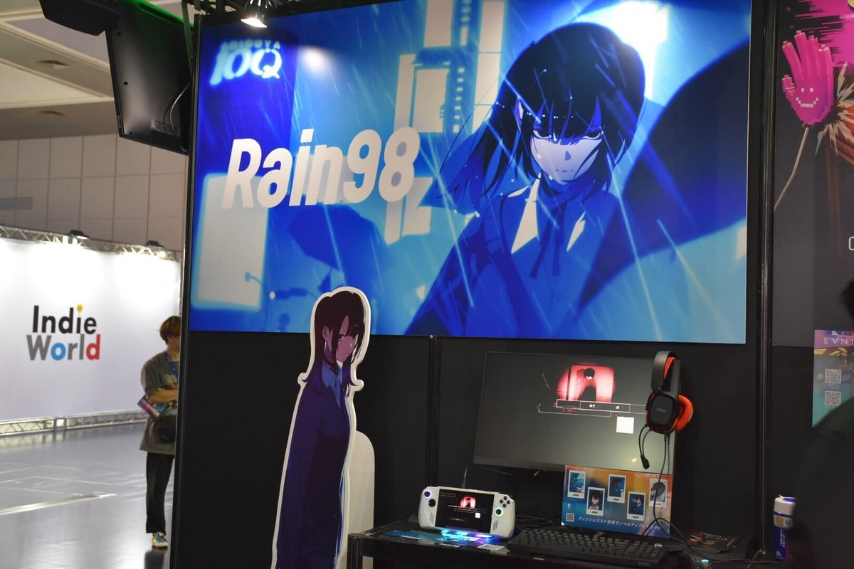 4GamerNews's tweet image. 90年代後半を舞台にしたADV「Rain98」開発者インタビュー。世界滅亡を願う少女とプレイヤーを通じて描くテーマとは……［BitSummit］

4gamer.net/games/901/G090…

Rain98は2025年4月の「INDIE Live Expo 2025.4.13」で発表された新作アドベンチャー。セカイ系を好む人々のあいだで話題を呼んでいる