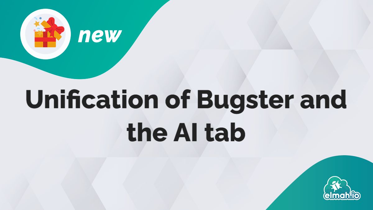 Changelog: Unification of Bugster and the AI tab changelog.elmah.io/unification-of…
