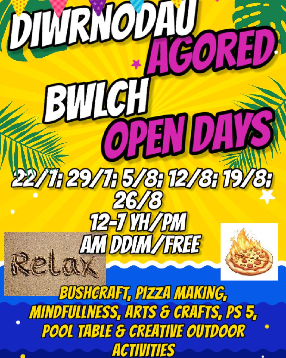 Diwrod Agored Bwlch! Mynediad am ddim 😎 🍕 

Bwlch Open Day! Free Entry 😎 🍕 

@ Glanmorfa Park, Dafen Row, Llanelli, SA15 2BL
⏬ ⏬ ⏬ ⏬ ⏬ ⏬