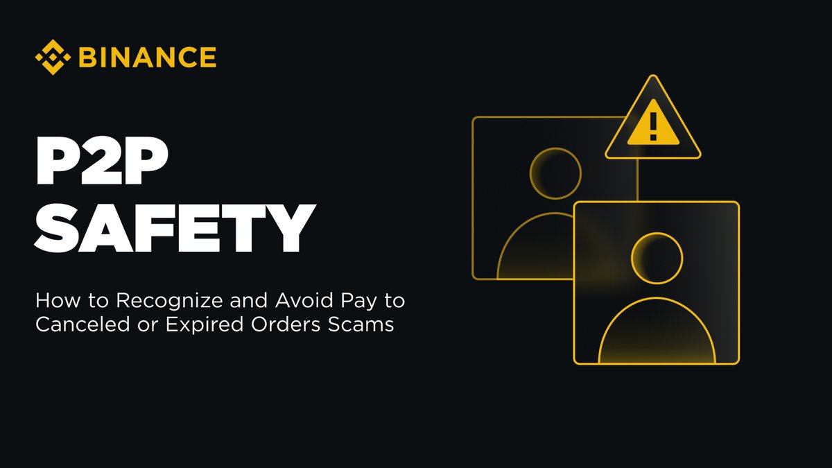 binance's tweet image. Order canceled? Expired?
NEVER send funds anyway. 🚫
Scammers are using canceled/expired orders + pressure tactics to trick buyers into paying for invalid orders on P2P.
Get the full breakdown 👉 brnw.ch/21wUk7k