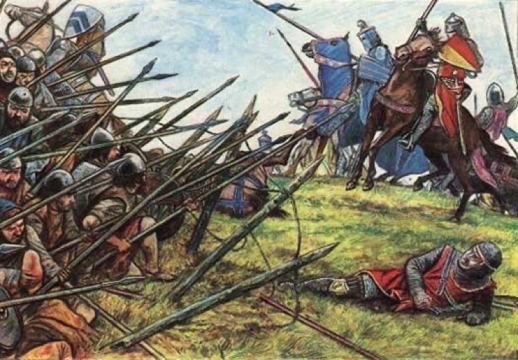 FXMC1957's tweet image. 22 July 1298. Edward I’s archers, using longbows for the 1st time, defeated William Wallace and his Scottish forces at the Battle of Falkirk. Shortly after the battle Wallace resigned as the Guardian of Scotland.
