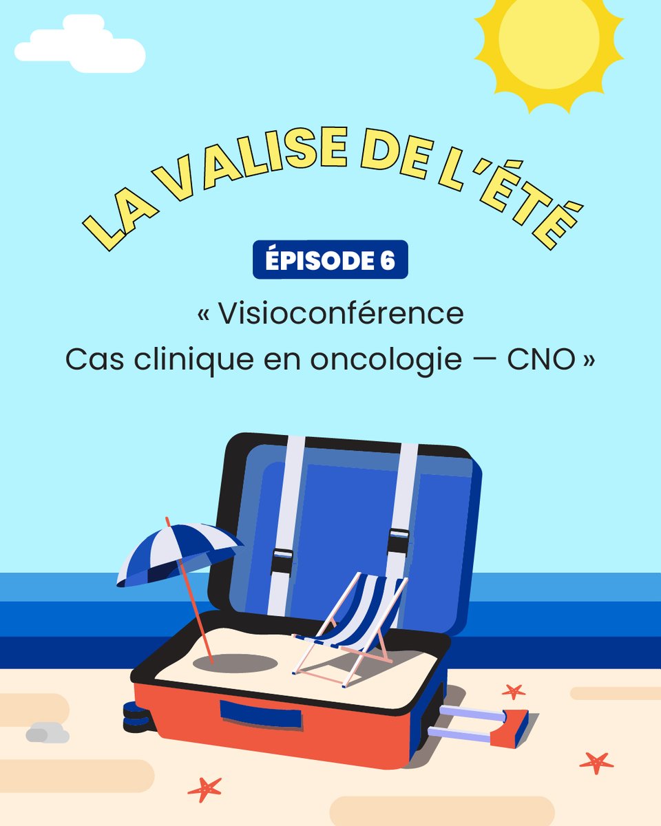 🧳 La valise de l’été - Épisode 6

Chimiothérapie orale, perte de poids, dénutrition, effets indésirables…
Ce nouvel épisode vous plonge dans un cas clinique avec des pistes concrètes pour accompagner vos patients au comptoir.

🎥 À visionner ici : youtu.be/-JLapPc0e4g?si…