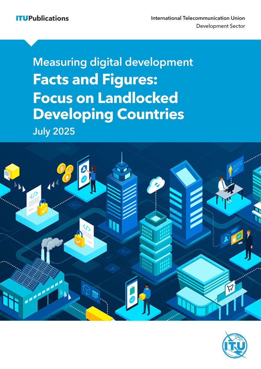 ITUBDTDirector's tweet image. For landlocked developing countries, digital is a bridge to opportunity & growth. Our task is to make it strong & resilient. Pleased to launch the new Facts & Figures on LLDCs, designed to inform impactful solutions to shared yet diverse challenges: itu.int/go/lldcs #LLDC3