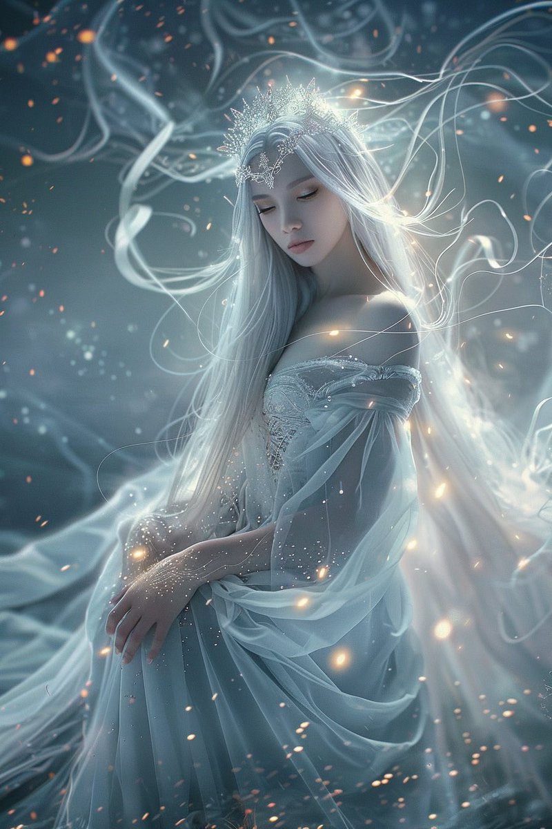 From the Witch Series —
She breathes in silence,
and the stars lean closer.

#WitchSeries #CelestialWitch #LightMagic #AIArt #midjouroney