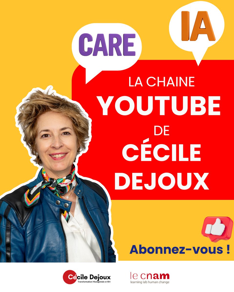 Je vous invite à découvrir (ou redécouvrir) notre chaîne YouTube officielle sur les transformations managériales et RH à l'ère de l'IA 👉 youtube.com/@ceciledejoux-…

#YouTube #Management #Manager #IA #IntelligenceArtificielle
