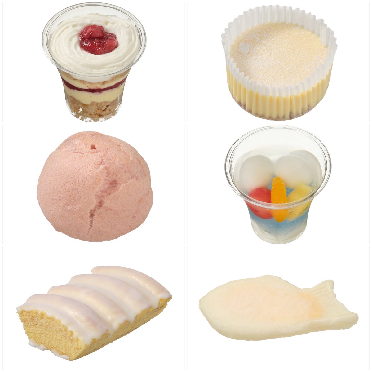 coco_gurume's tweet image. 【セブンイレブン】
7月29日から
『いちごのカップミルフィーユ』
『3種チーズのとろ生食感チーズケーキ』
『いちごレアチーズもこ』
30日から
『夏色ポンチゼリー』
31日から
『7プレミアム しっとりバウムクーヘン』
『7プレミアム しろもちたい焼き カスタードクリーム』
が発売されます✨