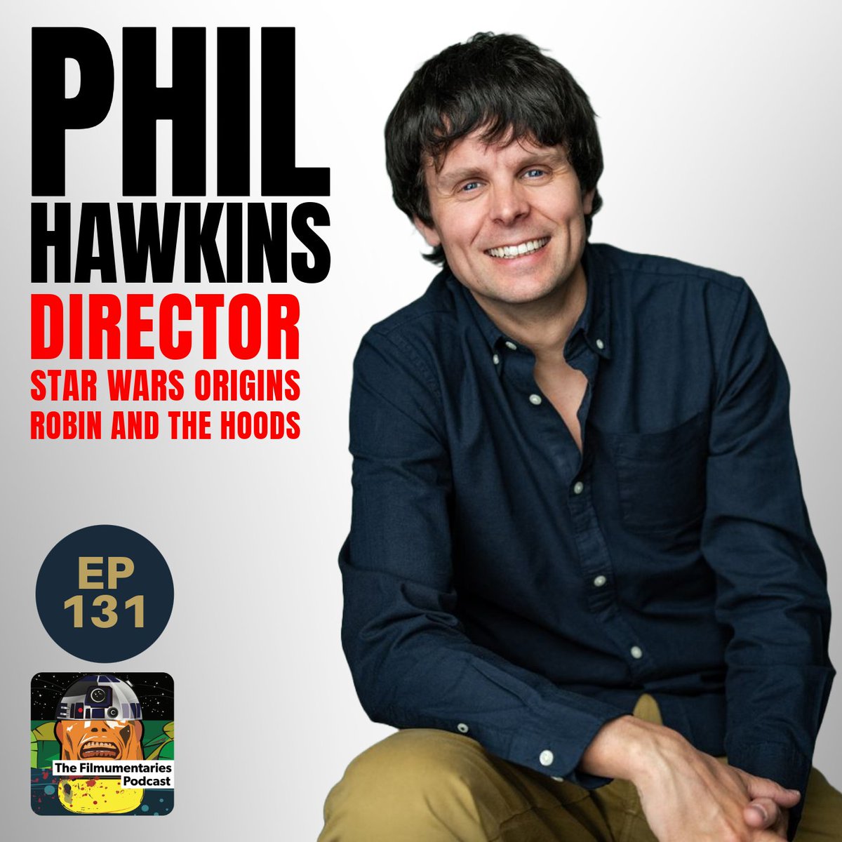 jamieswb's tweet image. Episode 131 -
I talk with director Phil Hawkins about his journey from VHS home movies to commercials, indie features, and the viral Star Wars: Origins. We also dive into his latest feature adventure, Robin and the Hoods. podcasts.apple.com/gb/podcast/131…