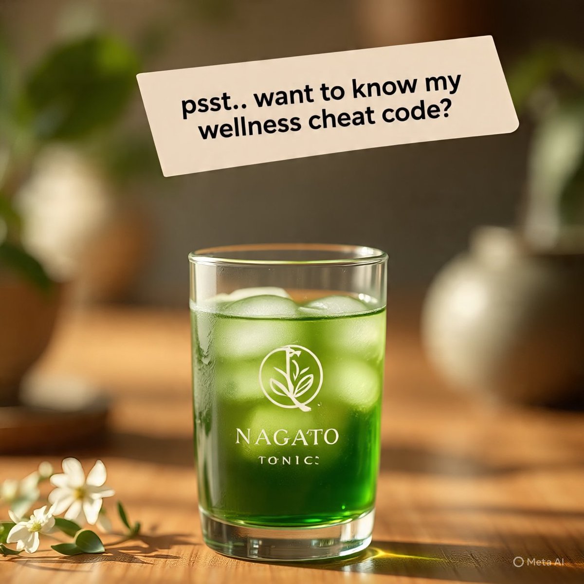 alvinetshianan1's tweet image. Curiosity + Incentive**  
**Visual:** Reel/Boomerang of tonic fizzing in a glass.  
**Caption:**  
🤫 *&quot;Psst… Want to know MY wellness cheat code?&quot;*  
Nagato Tonic = 12 energizing superfoods + 0 sugar. It’s like a green juice… but actually delicious. 😉  
🎁 **SPECIAL FOR YOU:*