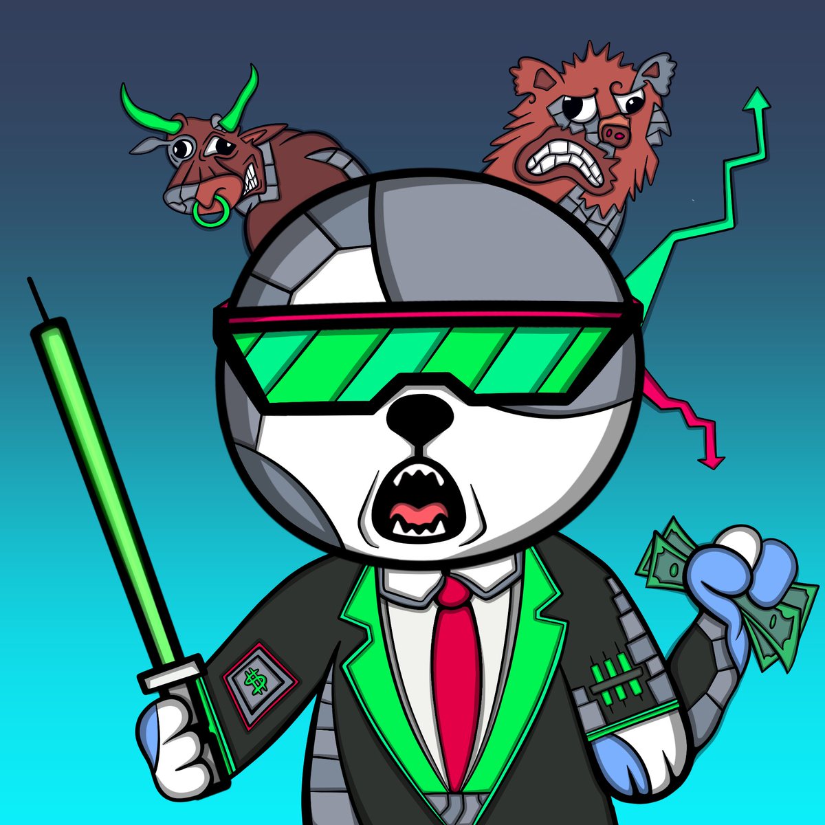 Meet “The Trader” – Legendary Super Woofer 4
Once just a dog with a dream.
Now a walking market maker.

Hardwired for high frequency.
Outfits in candlesticks.
Eats dips. Spits alpha.

Bull or Bear?
He outwits both.
One hand on the chart.
Other on their throats.

Every blink is a