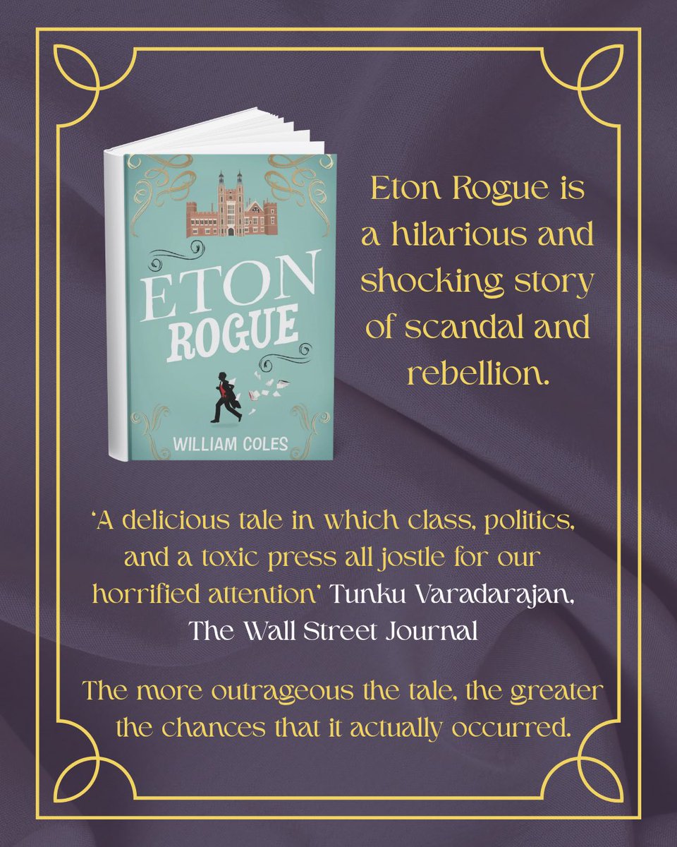 Legend_Press's tweet image. Spotlight on: @WilliamColes1’s Rogue Series 🍸
The next book in the series publishes on August 7th – pre-order it here: amzn.eu/d/b7AfpyU
#MovieRogue #PalaceRogue #EtonRogue #WilliamColes #LegendPress