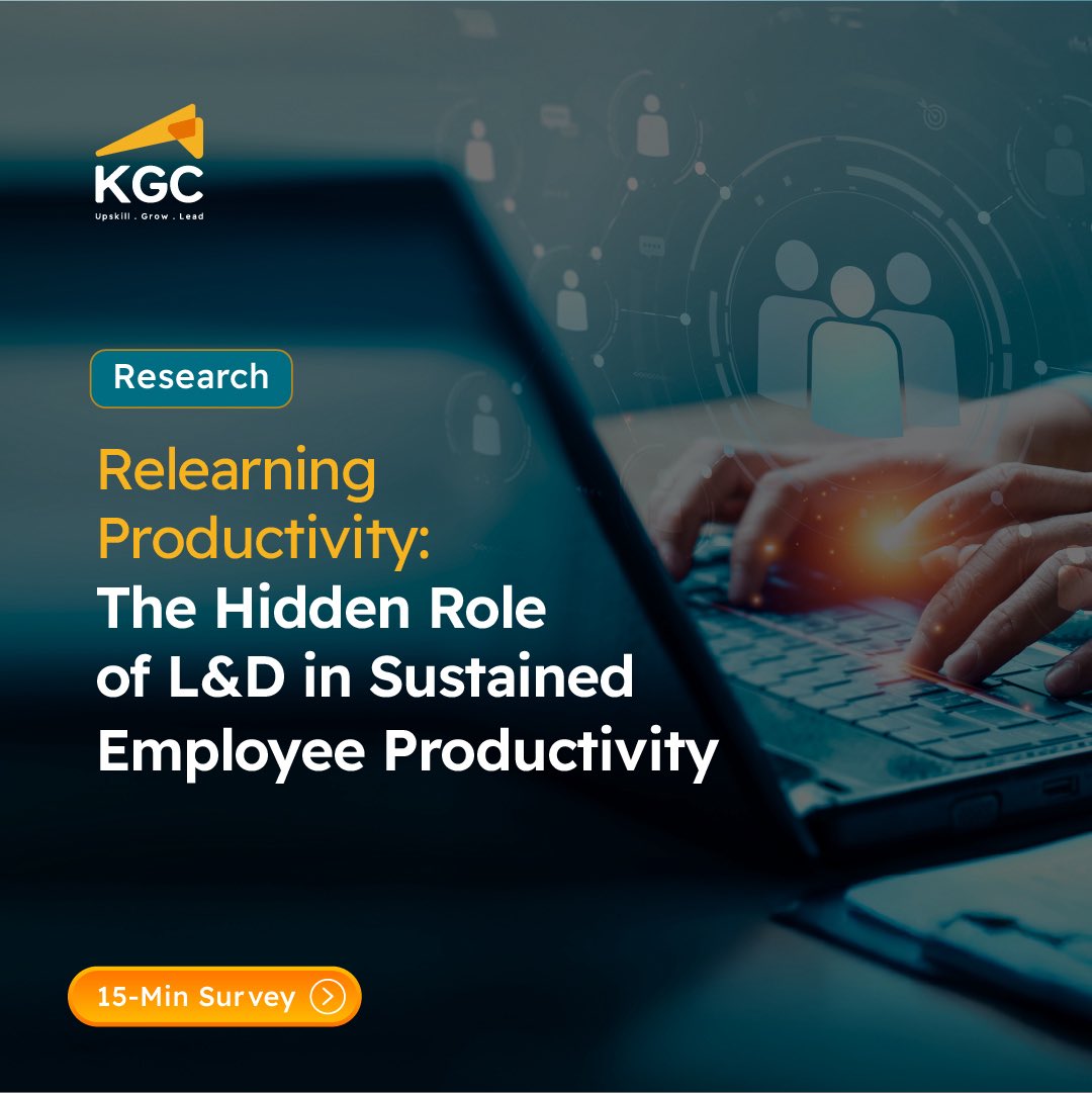 KGCworldwide's tweet image. Relearning Productivity: The Hidden Role of L&amp;amp;D

📊 How AI-ready are non-tech teams in the GCC?

Take our 15-min survey on AI literacy &amp;amp; help shape future upskilling.

🔒 Fully confidential
👉 research.net/r/DBSTJ5G

#knowledgegroup #learninganddevelopment #GCCworkshops