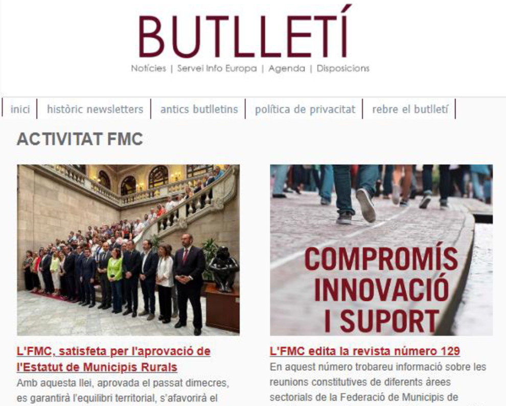 Ja podeu consultar el nou Butlletí de l’FMC amb les darreres novetats de la setmana

#newsletter #actualitat #municipis #número891

👉butlletins.fmc.cat/mailchimp/load…