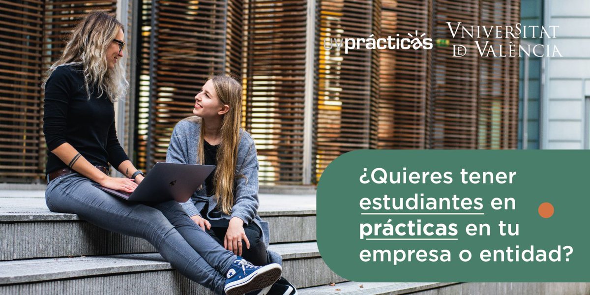 ADEITUV's tweet image. 🎓¿Te gustaría acoger talento universitario en tu empresa?
🤝Incorpora estudiantes en prácticas de la @UV_EG y enriquece tu equipo con visión, motivación y formación actualizada.
📢Publica tu oferta: adeituv.es/practicas/cola…
ℹ️Más info: adeituv.es/noticias-estud…
