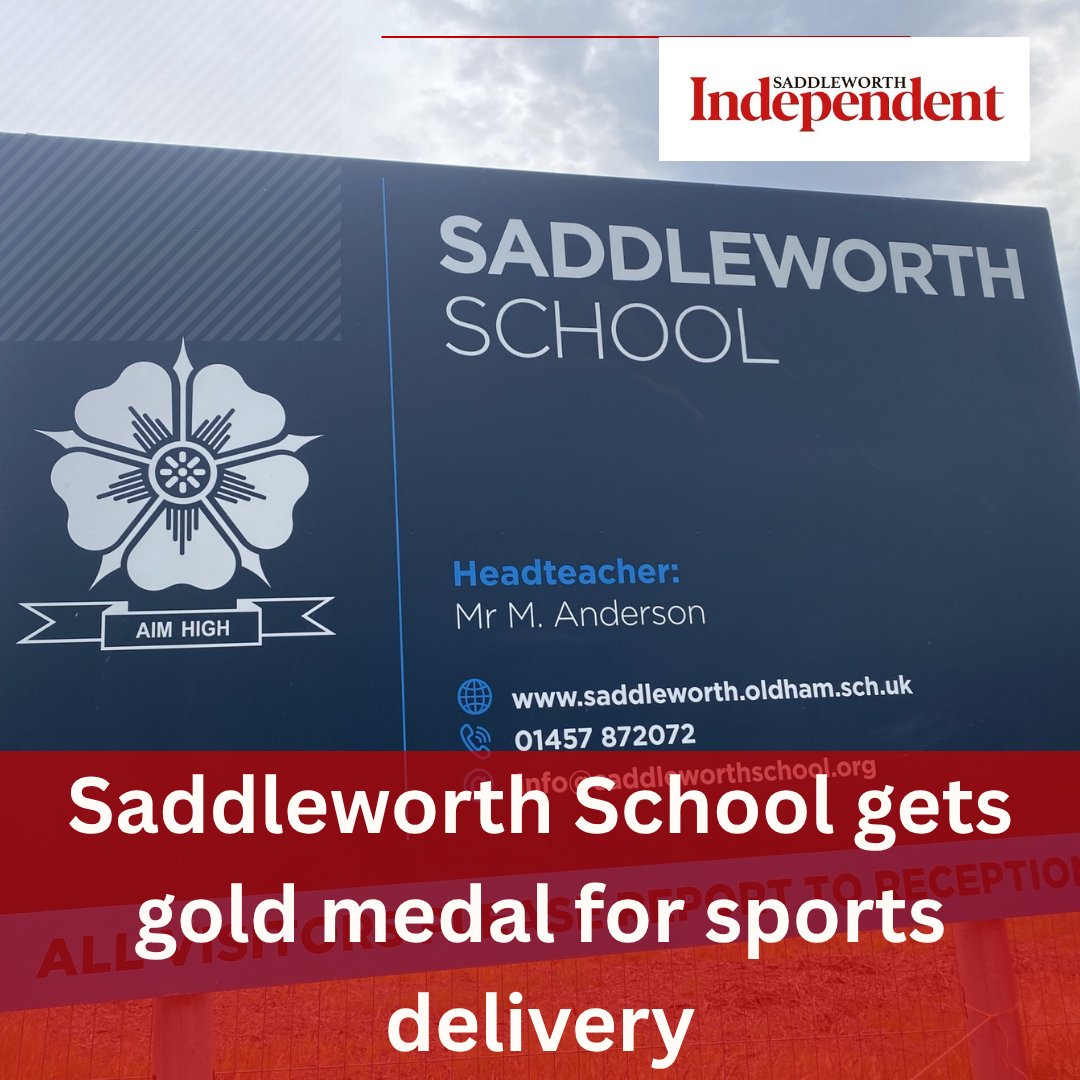 Saddleworth School has struck gold for its delivery of sport and the way it develops competition.

The Diggle establishment has achieved the School Games Gold Mark Award for the 2024/25 academic year.

Read more: saddind.co.uk/saddleworth-sc…