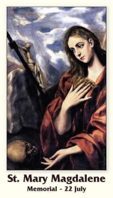 St. Mary Magdalene, pray for us!
Feast Day: July 22nd