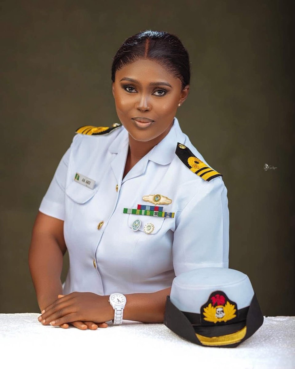 iamEmma_Bakassi's tweet image. Meet Lt . Commander AA AKU, equivalent to Major in the Army and Squadron Leader in the Air Force.