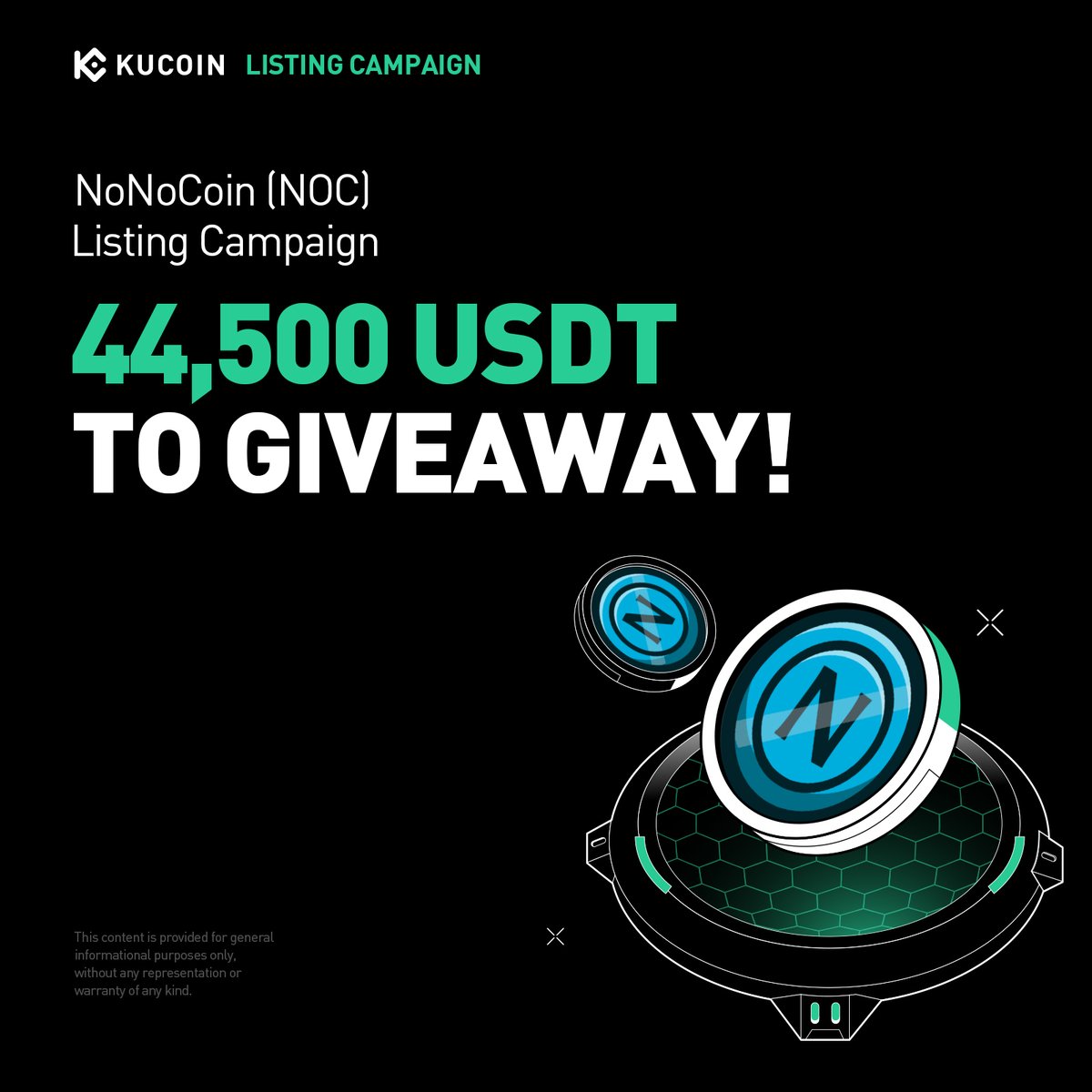 kucoincom's tweet image. 🎉 @no_nocoin is bringing triple rewards to #KuCoin!
🔹Activity 1: NOC GemSlot Carnival – Share 30,000 USDT!
🔹Activity 2: Join the Futures Trading Carnival – Share 8,000 USDT!
🔹Activity 3: Affiliates Exclusive – Share 6,500 USDT rewards!
Don’t miss your chance to earn more as…