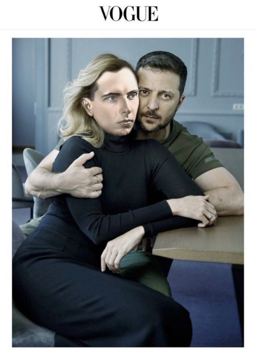 ChrisHelali's tweet image. This is a more accurate picture of Zelensky with his wife 🤣