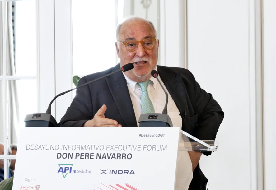 El director general de la <a href="/DGTes/">Dir. Gral. Tráfico</a> destaca el importante papel del sector de la automoción en la seguridad vial: “Las ADAS y el vehículo conectado salvan vidas”

#DesayunoDGT <a href="/IndraCompany/">Indra</a> #APIMovilidad