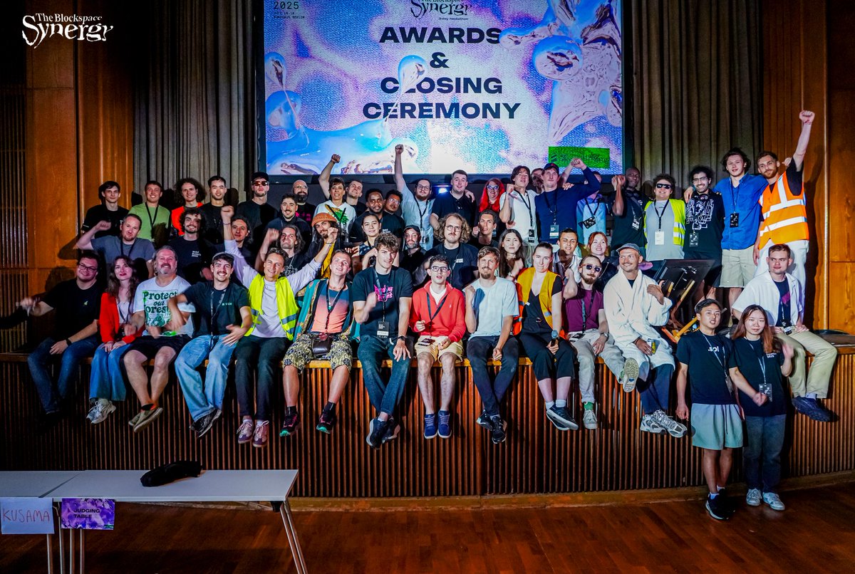 Bean_D10S's tweet image. Had an awesome time mentoring and judging some brilliant @ink_lang projects with my team @gor0gue at the Blockspace Synergy Hackathon in Berlin.
So much creativity and energy from the hackers.
Big shoutout to @joinwebzero for a fantastic event 🙌