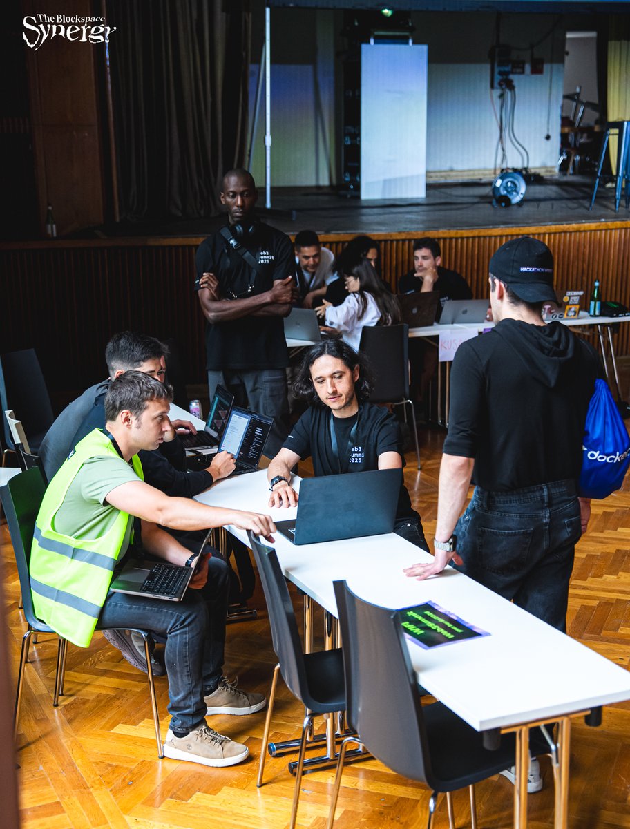 Bean_D10S's tweet image. Had an awesome time mentoring and judging some brilliant @ink_lang projects with my team @gor0gue at the Blockspace Synergy Hackathon in Berlin.
So much creativity and energy from the hackers.
Big shoutout to @joinwebzero for a fantastic event 🙌