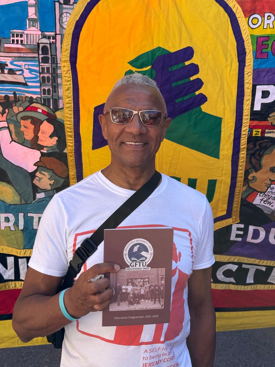 GFTUET's tweet image. 😲In just 1 week we've had over 220 registrations for our 2025-2026 programme.
😎Look how happy that makes @PFA's Oshor Williams.
Over 90 courses to chose from, book your place:
gftuet.org.uk/education
#GFTUET #GFTU #TUed #TradeUnionEducation #Education #Activism #Workers