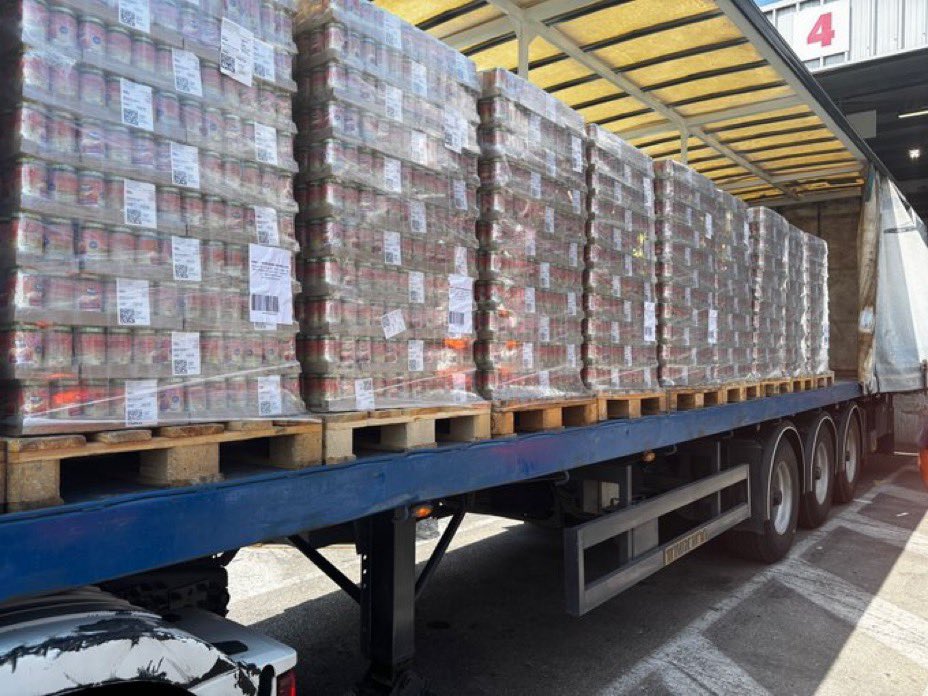 visegrad24's tweet image. There are no restrictions on the entry of baby formula or baby food into Gaza.
2,000 tons of baby food and infant formula were just sent in a few days ago, including specialized formula for infants with specific needs