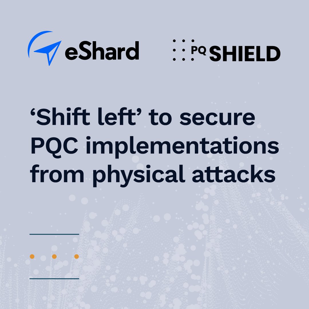 PqShield's tweet image. Read our joint blog series with @eshard entitled "Shifting left secures PQC implementations from physical attacks."
Read more:
hubs.li/Q03y9SC90
#postquantum #PQC #quantumattack #cybersecurity #cryptography