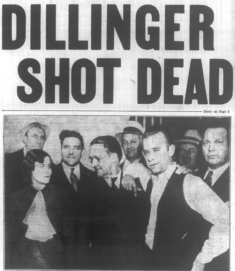 FXMC1957's tweet image. 22 July 1934. American bank robber John Dillinger (aged 31) was shot and killed by FBI agents in Chicago, Illinois, USA. He operated with a group of men known as the “Dillinger Gang” who were accused of robbing 24 banks and 4 police stations.