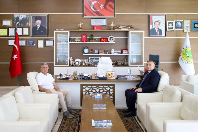 Kaymakam Hasan TAŞ, Köşk Belediye Başkanı ile görüştü