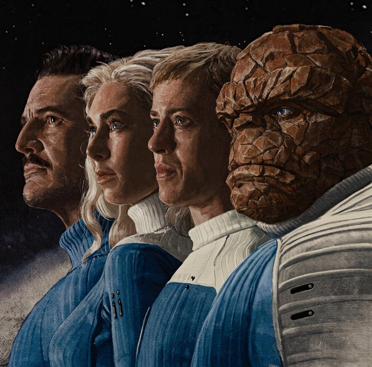 griffschiller's tweet image. #FantasticFour is an utter delight! A breezy Star Trek inspired cosmic adventure about confronting the unknown with trust and love. It took no time to endear me Marvel's First Family and the world they inhabit. The MCU has NEVER felt more ALIVE as Matt Shakman crafts such a…