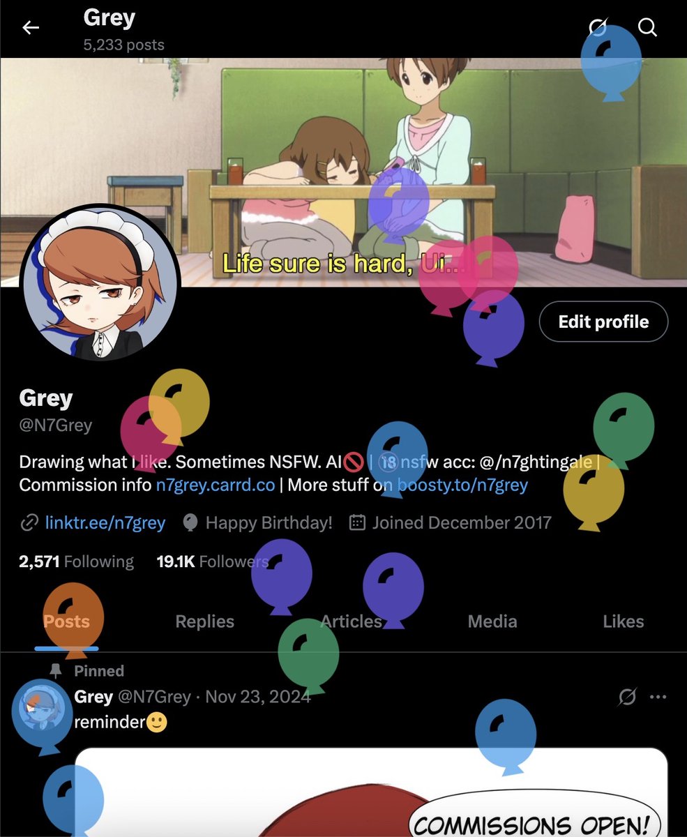 N7Grey's tweet image. 🎈