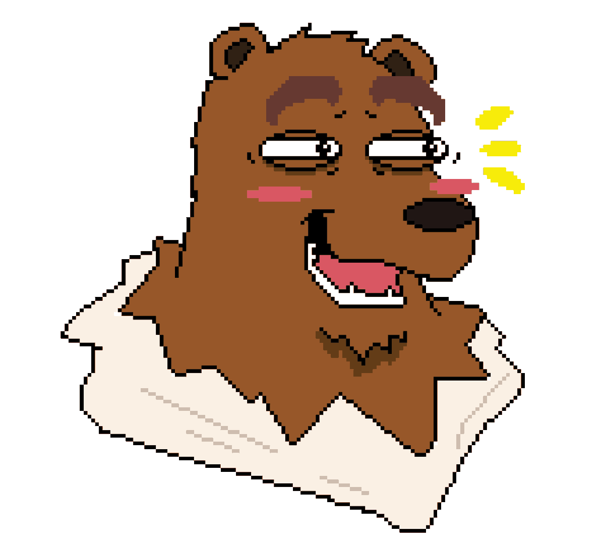 Regalito para  <a href="/yumemakura00/">ニー太(Nita)</a> , me parece un oso muy graciOSO (*≧ω≦*) / 友達へのプレゼント、とても面白いクマ (*≧ω≦*)