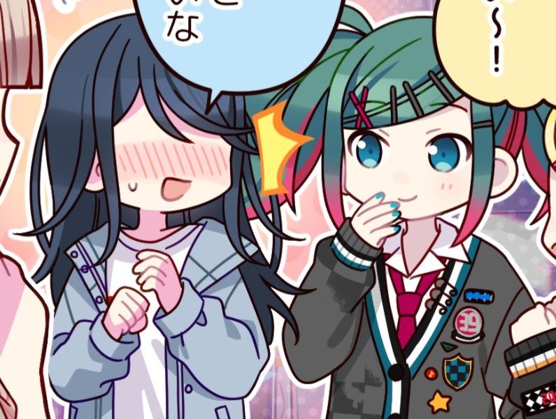 timelyichimiku's tweet image. Teasing her girlfriend is Miku's favorite pastime (  ̄▽ ̄)
