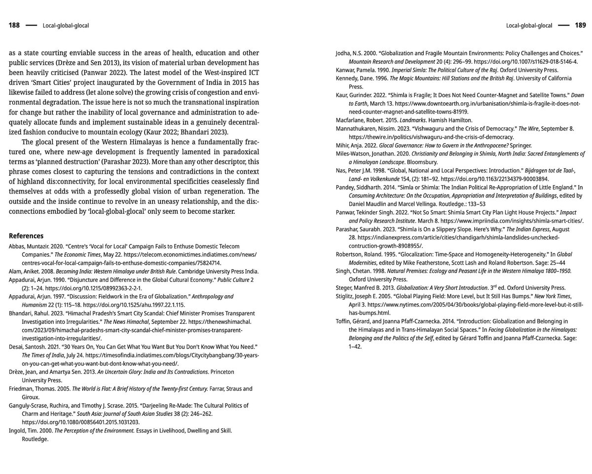 shimlasiddharth's tweet image. Pleased to have my latest academic publication in this first ever handbook on globalisation and 'dis:connectivity', the latter being a term espoused and engendered by the Käte Hamburger Centre for Advanced Studies in the Humanities at Munich, where I have been a fellow.
A…