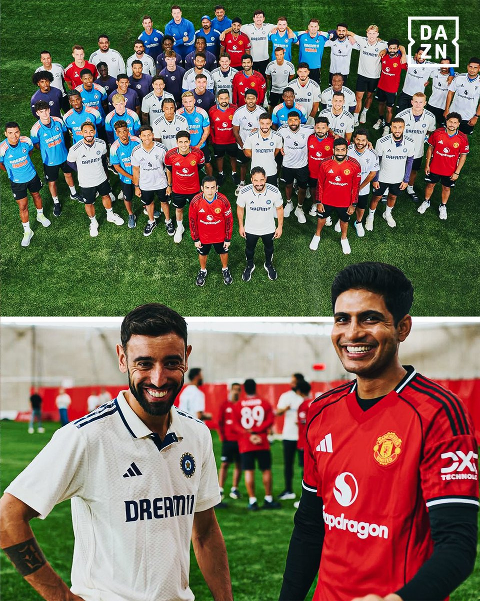 DAZNFootball's tweet image. The link-up we never saw coming… but absolutely needed 🔥
GLOBAL HOME OF FOOTBALL | Live All Summer Long | DAZN.com | #ManchesterUnited