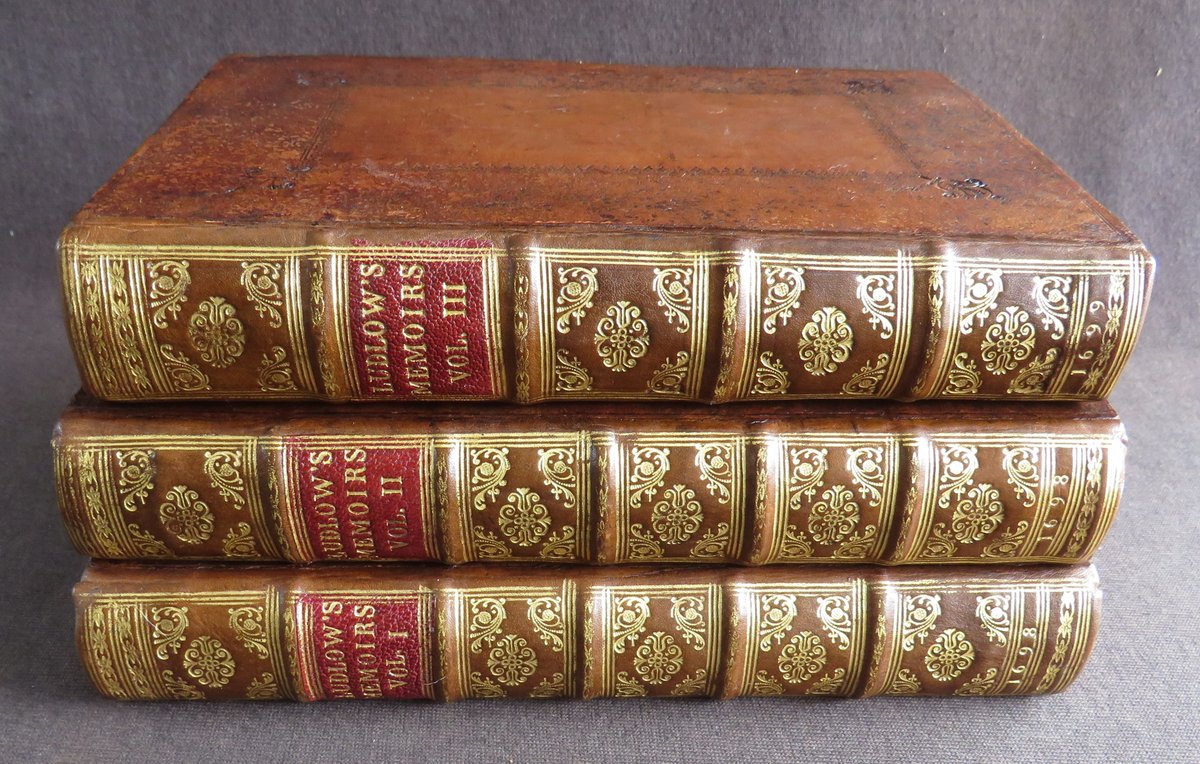 wisdompedlars's tweet image. LUDLOW 3v MILITARY MEMOIRS 1698-9 ENGLISH CIVIL WAR Ireland PARLIAMENT Cromwell
#books #antiquarian #history #17thcentury #EnglishCivilWar #Ireland #memoirs #battles #Cromwell #parliament #military #finebindings #bookauction
bit.ly/418MBuP